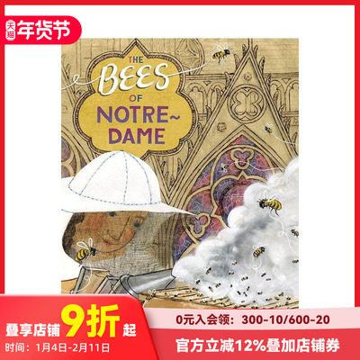 【预售】巴黎圣母院的蜜蜂 The Bees of Notre-Dame 原版英文儿童绘