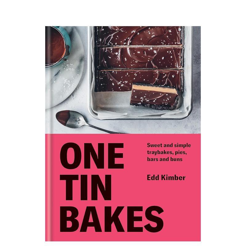 【预售】甜而简单的托盘烤饼、馅饼、饼干棒和小面包 One Tin Bakes 英文烘焙甜点料理食谱