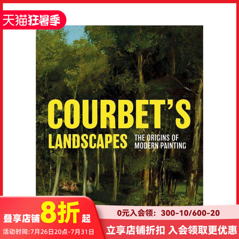【现货】库尔贝的风景画：现代绘画的起源 Courbet’s Landscapes：The Origins of Modern Painting 英文艺术画册画集