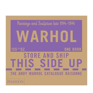Warhol 安迪?沃霍尔作品全集：绘画与雕塑 1976 年末 第 Andy Catalogue The 1974 卷 英文艺术画册画集 原版 年 预售