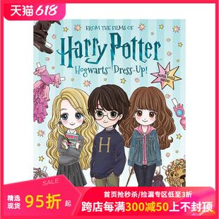 6到8岁 Harry 进口原版 现货 Dress 秀 哈利波特时装 活动书 Moody Potter Vanessa 英文原版 儿童图画书 Hogwarts