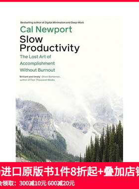 【预售】生产力低下 Slow Productivity 原版英文商业行销 善本图书