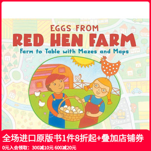 鸡蛋 善本图书 进口儿童绘本 Far 预售 来自红色母鸡农场 故事图画书 from Eggs 英文原版 Red 有趣互动 Hen