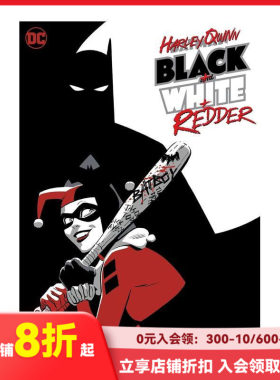 【现货】英文漫画 哈利·奎恩：黑+白+红 Harley Quinn: Black + W