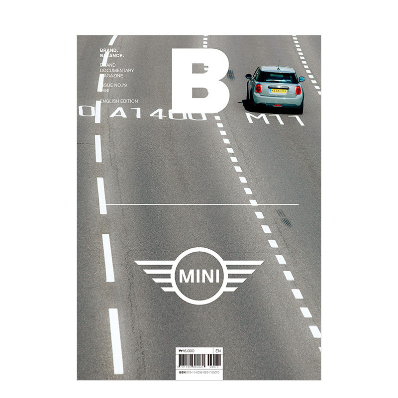 【预售】Magazine《B》 迷你车MINI NO.79 汽车交通工具商业品牌专题杂志 韩国英文版 2019年9月 善本图书