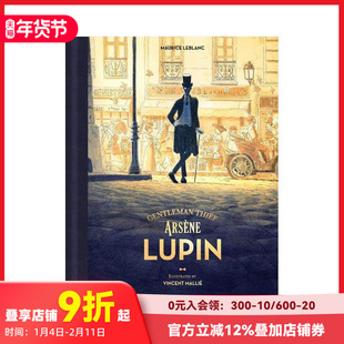 【现货】英文漫画 绅士大盗亚森罗宾 Arsene Lupin, Gentleman Thief 图像小说 正版进口书籍 Magnetic Press 善本图书