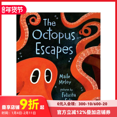 【现货】章鱼大逃亡 The Octopus Escapes 英文原版儿童
