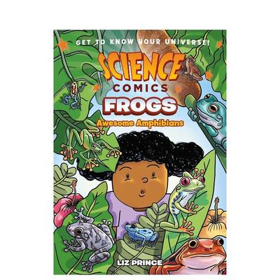 【现货】 青蛙：令人敬畏的两栖动物 【Science Comics】Frogs: Awesome Amphibians 原版英文儿童漫画 善本图书