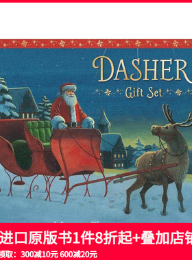 【预售】圣诞礼品书套装 Dasher Gift Set 原版英文儿童绘本 善本图书