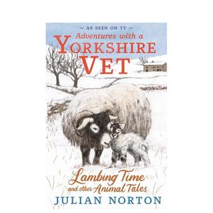 原版 善本图书 与动物奇缘 Yorkshire with 与约克郡兽医同冒险：羔羊季 Adventures 英文儿童故事 Vet 预售