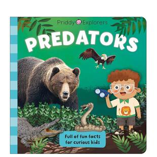 【预售】【普里迪探索者】掠食者 Priddy Explorers: Predators 原版英文儿童绘本