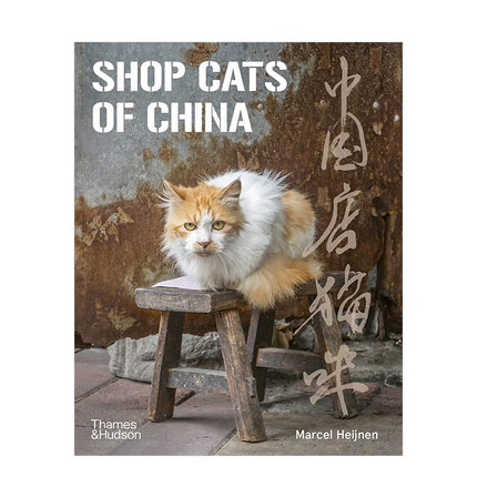 中国店猫咪 Shop Cats Of China 街头店铺猫猫摄影集 摄影师Marcel Heijnen 英文原版进口画册善本图书