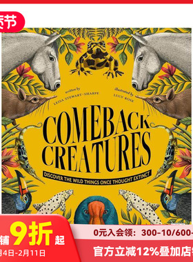 【预售】奇迹重生：重现曾被认定灭绝的野生动物 Comeback Creatures 原版英文儿童绘本
