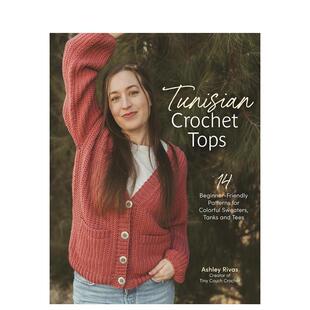 【预售】（预计1月出版）突尼斯钩针上衣 Tunisian Crochet s 原版英文手工制作