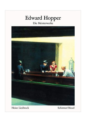 【现货】【Schirmer视觉图书馆】Edward Hopper爱德华·霍普 霍珀 40张杰作 英文原版艺术绘画写实风景画册画集 善本图书