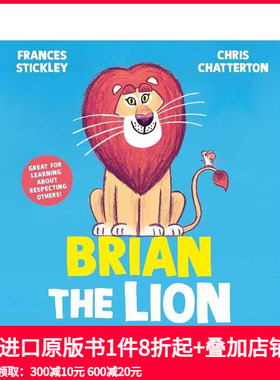 【预售】会学习的狮子布莱恩 Brian the Lion who Learned 原版英文儿童绘本 善本图书