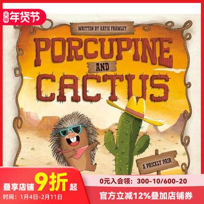 【预售】豪猪和仙人掌 Porcupine And Cactus 原版英文儿童绘本 善本图书
