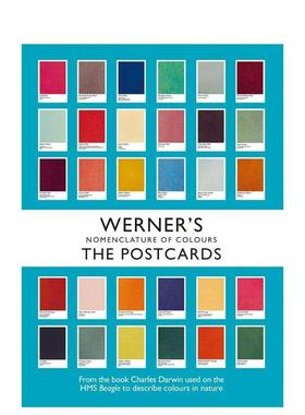 【现货】色卡明信片 维尔纳色彩命名法 Werner‘s Nomenclature of Colours: The Postcards 创意产品文创随书赠礼送人 善本图书