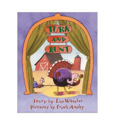 【现货】特克和伦特：感恩节喜剧 Turk and Runt:A Thanksgiving Comedy 原版英文儿童绘本