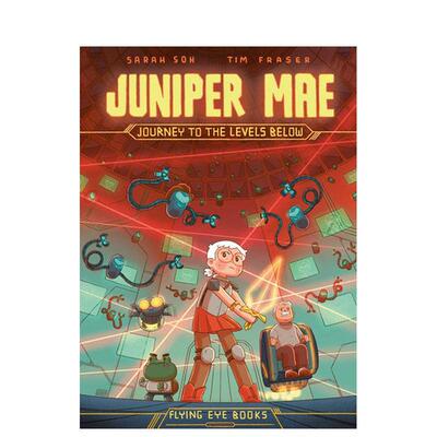 【预售】【朱尼珀·梅冒险系列】地下深处之旅 Juniper Mae: Journey to the Levels Below 原版英文儿童漫画 善本图书