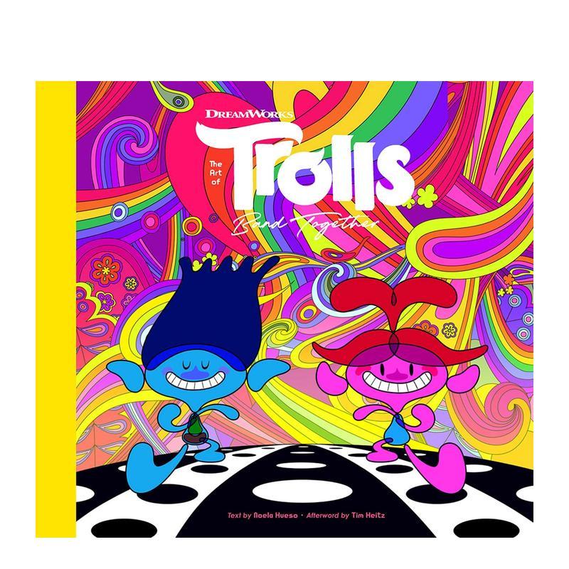 【预售】梦工厂艺术:魔发精灵3 The Art of DreamWorks Trolls Band Together 原版英文生活 善本图书