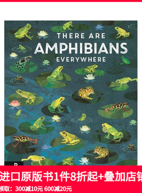 【现货】随处可见的两栖动物 【Britta Teckentrup Everywhere】There Are Amphibians Everywhere 原版英文儿童绘本 善本图书