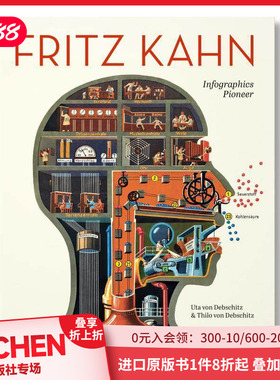 【现货】【TASCHEN】Fritz Kahn：信息图形先锋 Fritz Kahn. Infographics Pioneer 英文原版进口平面设计 善本图书