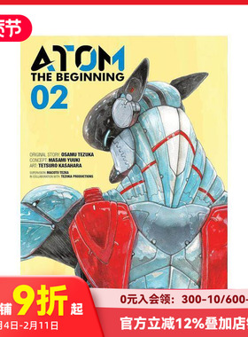 【预售】英文漫画 铁臂阿童木起源2 ATOM:The Beginning Vol.2 英文原版 Tetsuro Kasahara 原子小金刚 进口漫画书籍 善本图书
