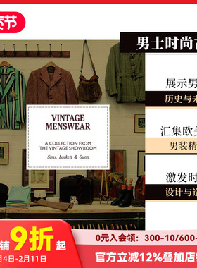 【现货】复古男装Vintage Menswear 男士时尚古着 复古陈列室的收藏 A Collection from The Vintage Showroom 英文原版服装设计