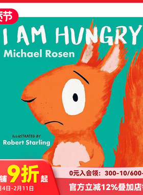 【现货】【Michaeel Rosen 感受四部曲】我好饿 I Am Hungry 原版英文儿童绘本