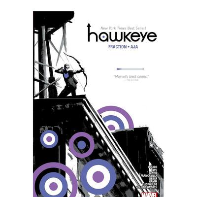【现货】英文漫画 鹰眼 BY FRACTION & AJA 选集 新印刷 HAWKEYE B
