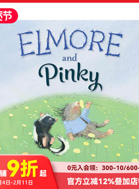【预售】Elmore And Pinky 爱尔摩和小粉 精装英文原版儿童绘本