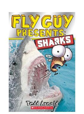 【现货】苍蝇小子#2：鲨鱼 FLY GUY PRESENTS #2: SHARKS 原版英文儿童分阶阅读