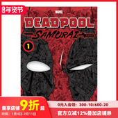 英文漫画书 Deadpool 现货 死侍苐1卷 Vol. 原版 Samurai Volume