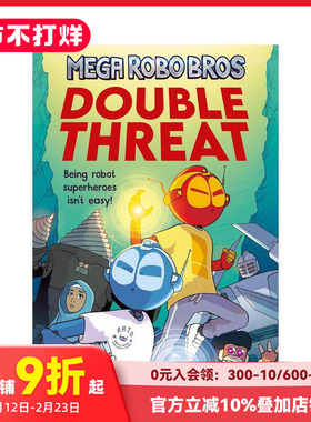 【预售】机器人兄弟 2：双重威胁 Mega Robo Bros 2: Double Threat 原版英文儿童漫画