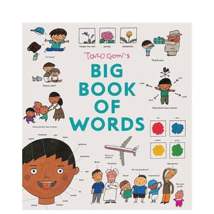 【五味太郎】单词大书 【Taro Gomi】Taro Gomi's Big Book of Words 原版英文儿童绘本
