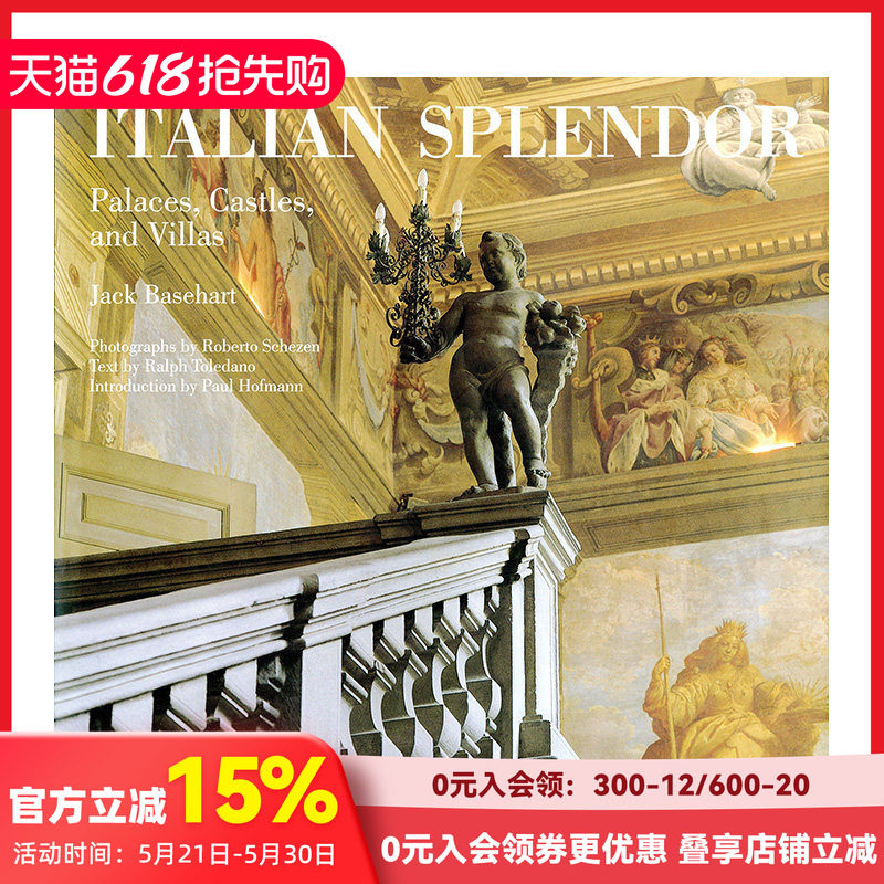 【预售】Italian Splendor: Palaces, Castles and Villas，意大利