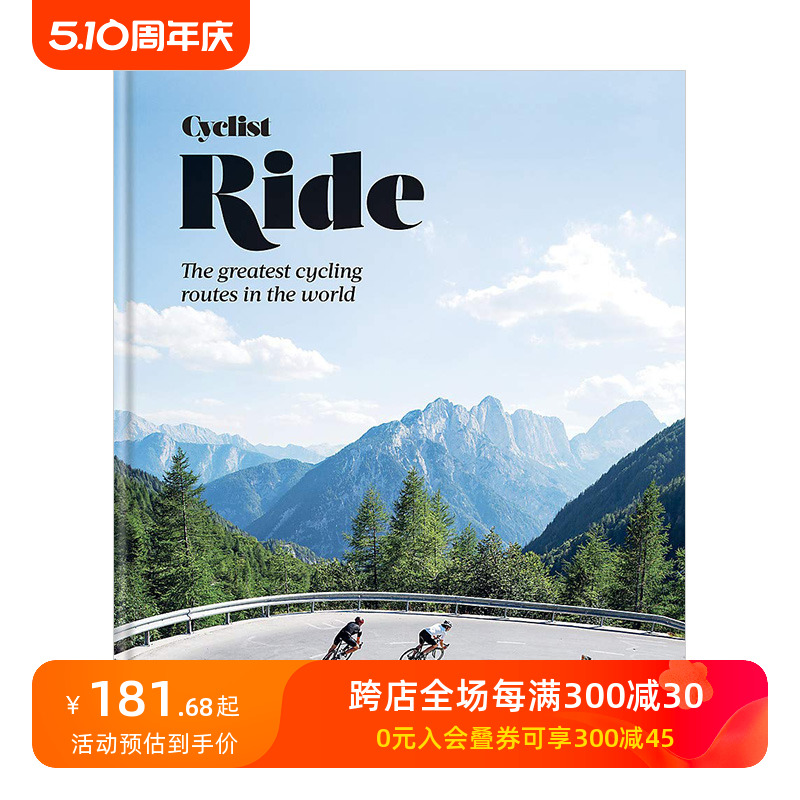 【预售】Cyclist Ride 骑行:全球自行车路线指南 英文原版旅行旅游指南单车环球