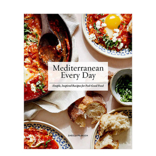现货 英文原版 Mediterranean Day日常地中海风味食谱 餐饮料理西餐 Every