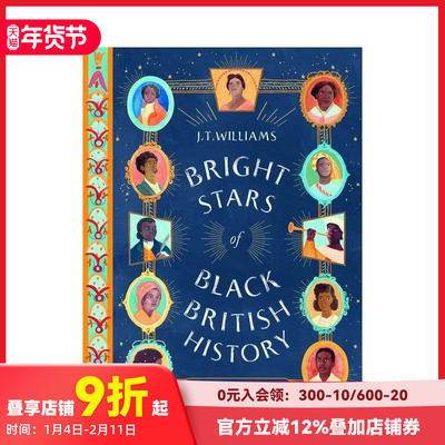 【现货】英伦黑星谱：照亮不列颠历史的十四道光 Bright Stars of Black British History 原版英文儿童绘本