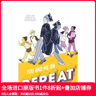 青春浪漫喜剧漫画图像小说 英文青少年读物 你和我 and 重复 You 原版 Repeat 预售