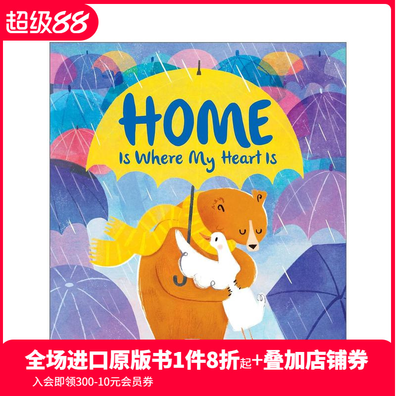 【預(yù)售】家即我心之所在 Home is Where My Heart Is 原版英文兒童繪本 善本圖書