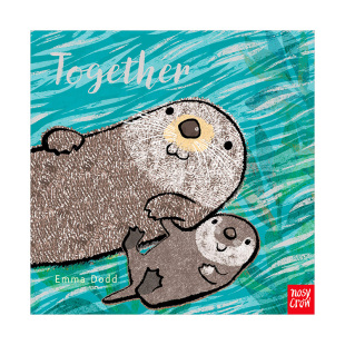 在一起 Together 英文原版 3岁儿童趣味绘本 艾玛·多德动物系列 小海濑亲子故事 预售