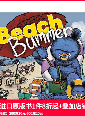 【预售】海滩无赖小布鲁斯书 Beach Bummer Little Bruce Book 原版