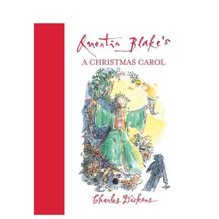 【预售】【传奇插画师Quentin Blake】圣诞颂歌 狄更斯 Quentin Blake's A Christmas Carol 原版英文儿童故事 善本图书