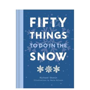 预售 Things 原版 五十件事 Snow 雪中做 英文生活综合 Fifty the