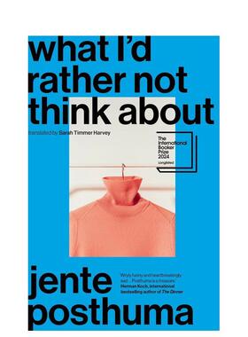 【现货】我宁愿什么都不想 What I'd Rather Not Think About 原版英文文学小说 善本图书