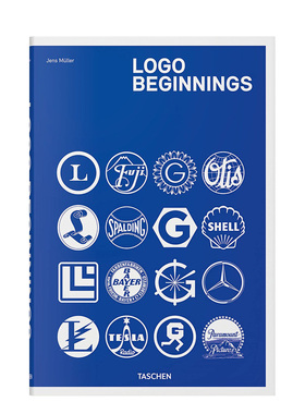 【TASCHEN】商标起源 Logo Beginnings 工业设计A-Z 经典标志设计 (可单拍) 英文原版进口平面设计作品集 善本图书