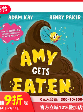 【预售】艾米被吃掉啦：亚当·凯与亨利·帕克联袂创作 爆笑绘本 amy Gets Eaten 原版英文儿童绘本