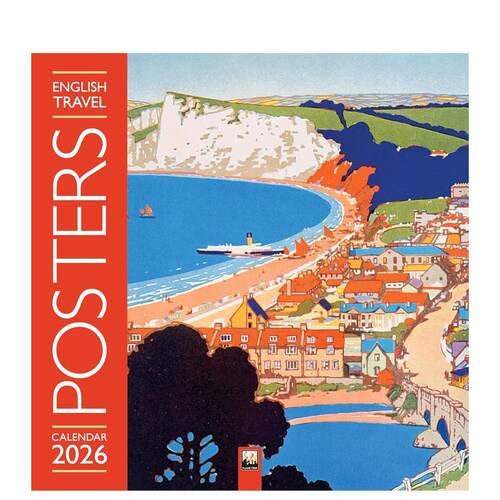 英文旅行海报 2026年挂历（